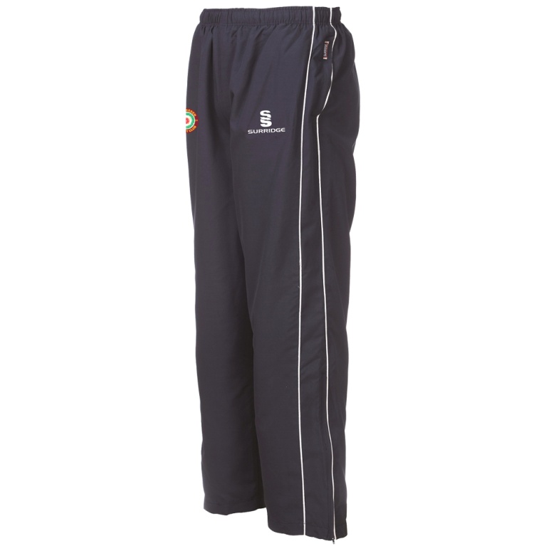 HASLINGDEN CC Classic Tracksuit Pant 3/4 Zip Length Navy Mens