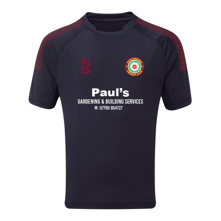 Haslingden CC - Dual Games Shirt - Paul's Gardening Sponsor